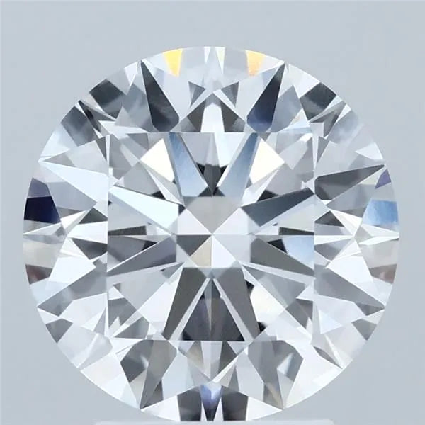 3.07ct Round Lab Grown Diamond (Colour D, Clarity VVS2, Cut ID, IGI Certified)