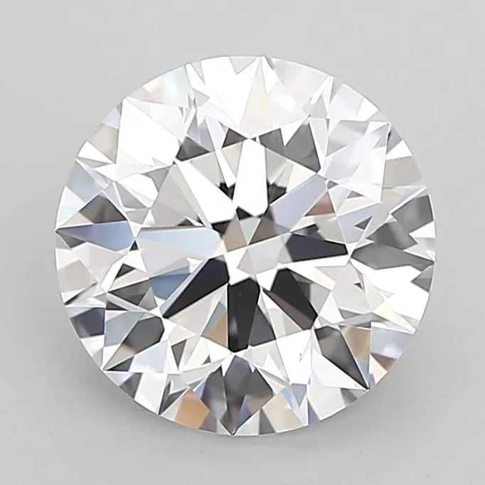 3.07ct Round Lab Grown Diamond (Colour E, Clarity IF, Cut ID, IGI Certified)
