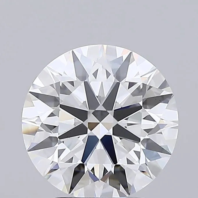3.07ct Round Lab Grown Diamond (Colour E, Clarity VVS1, Cut ID, IGI Certified)