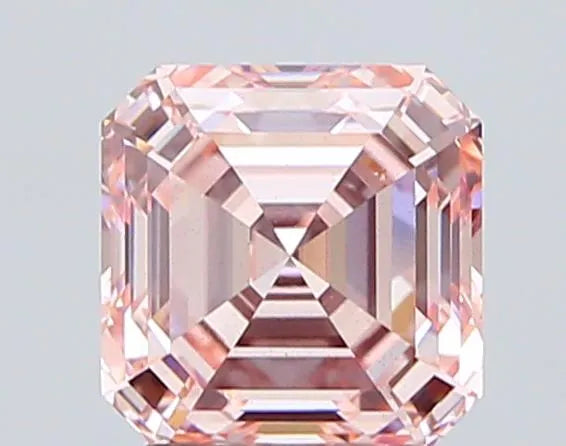 3.08ct Asscher Lab Grown Diamond (Colour Fancy Pink, Clarity VS2, IGI Certified)