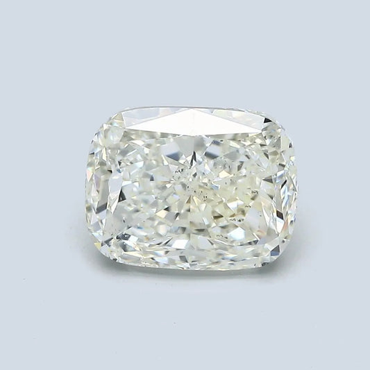 3.08ct Cushion brilliant Natural Diamond (Colour K, Clarity SI1, GIA Certified)