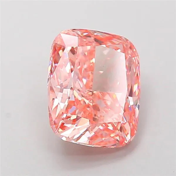 3.08ct Cushion modified Lab Grown Diamond (Colour Fancy Vivid Pink, Clarity VS1, IGI Certified)