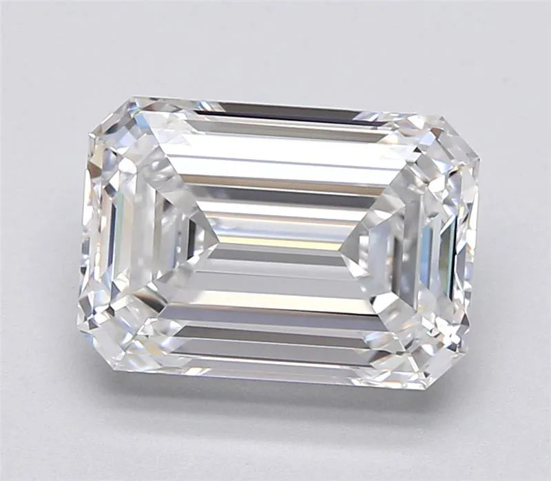 3.08ct Emerald Lab Grown Diamond (Colour D, Clarity IF, Cut EX, IGI Certified)
