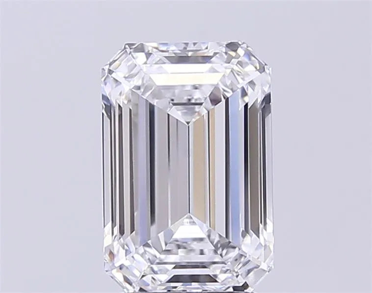 3.08ct Emerald Lab Grown Diamond (Colour D, Clarity IF, IGI Certified)