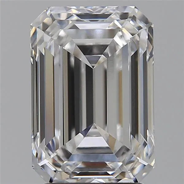 3.08ct Emerald Lab Grown Diamond (Colour D, Clarity VVS2, IGI Certified)