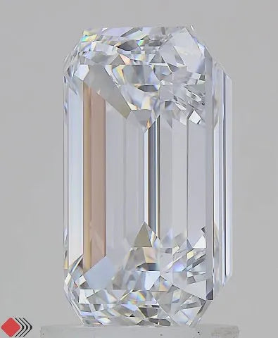 3.08ct Emerald Lab Grown Diamond (Colour F, Clarity IF, IGI Certified)