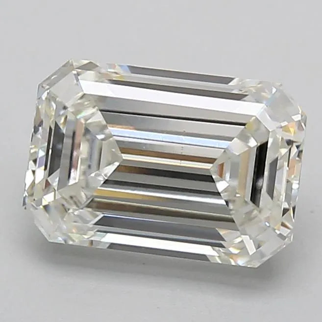 3.08ct Emerald Lab Grown Diamond (Colour G, Clarity VVS2, IGI Certified)