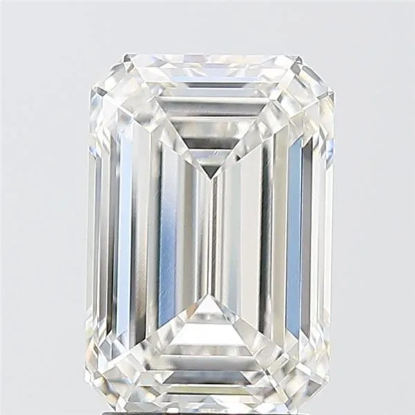 3.08ct Emerald Lab Grown Diamond (Colour G, Clarity VVS2, IGI Certified)