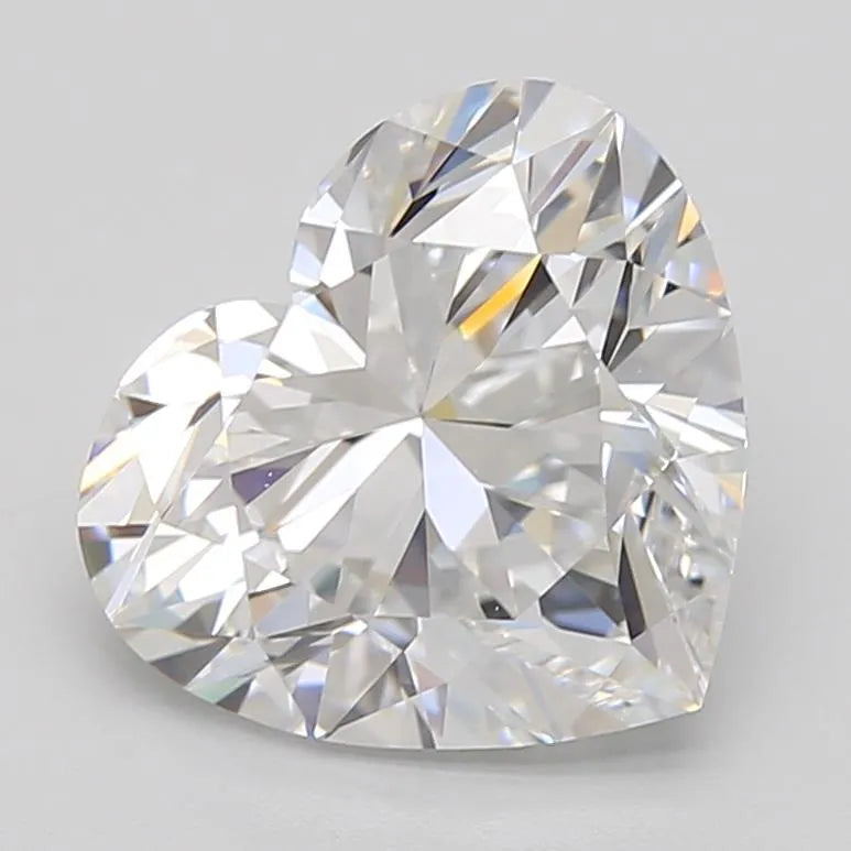 3.08ct Heart Lab Grown Diamond (Colour D, Clarity IF, GIA Certified)