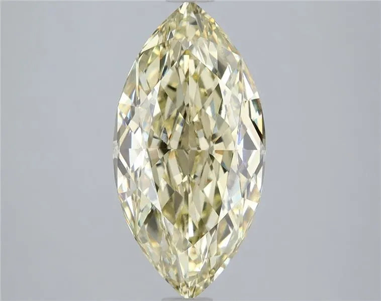 3.08ct Marquise Lab Grown Diamond (Colour Fancy Yellow, Clarity VVS2, IGI Certified)