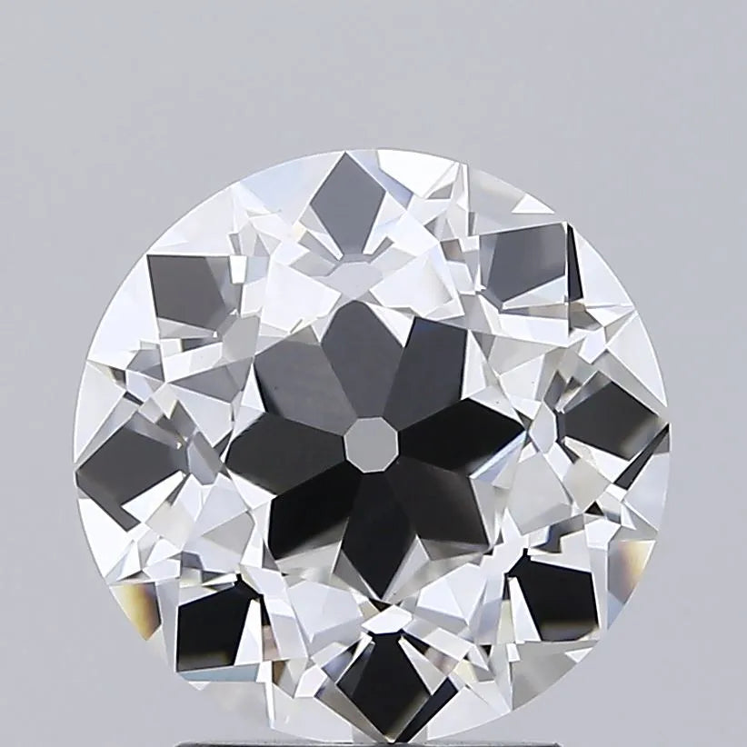 3.08ct Old european cut Lab Grown Diamond (Colour F, Clarity VVS2, IGI Certified)