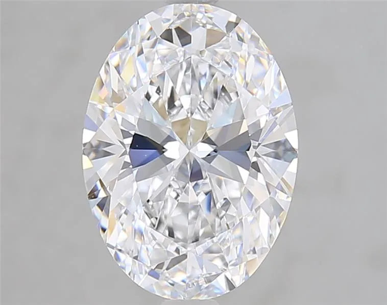 3.08ct Oval Lab Grown Diamond (Colour D, Clarity IF, IGI Certified)