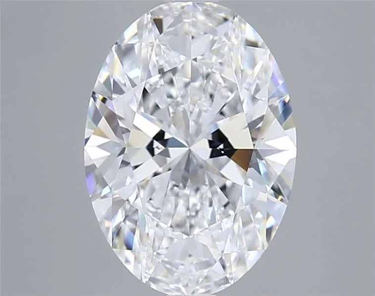 3.08ct Oval Lab Grown Diamond (Colour D, Clarity VVS2, IGI Certified)