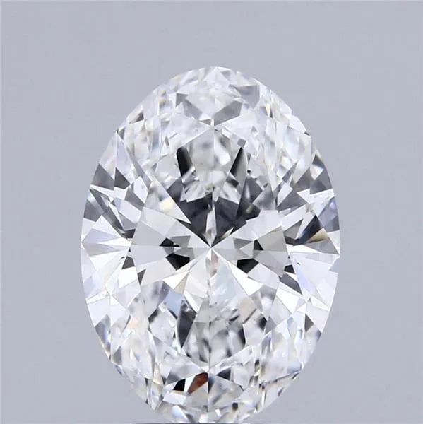 3.08ct Oval Lab Grown Diamond (Colour D, Clarity VVS2, IGI Certified)