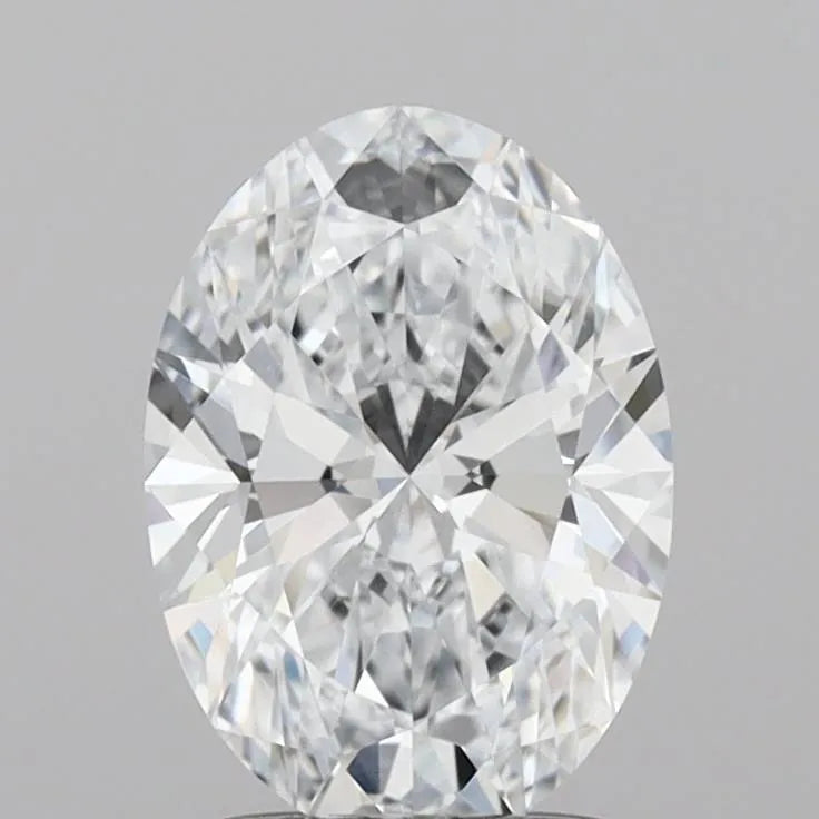 3.08ct Oval Lab Grown Diamond (Colour D, Clarity VVS2, IGI Certified)