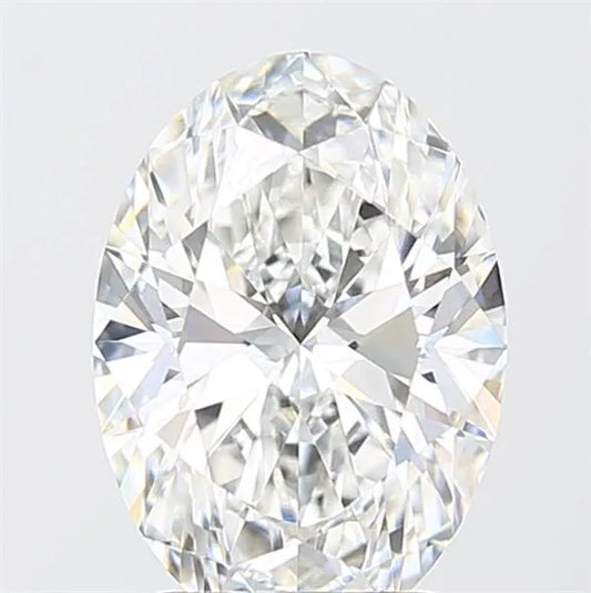 3.08ct Oval Lab Grown Diamond (Colour D, Clarity VVS2, IGI Certified)