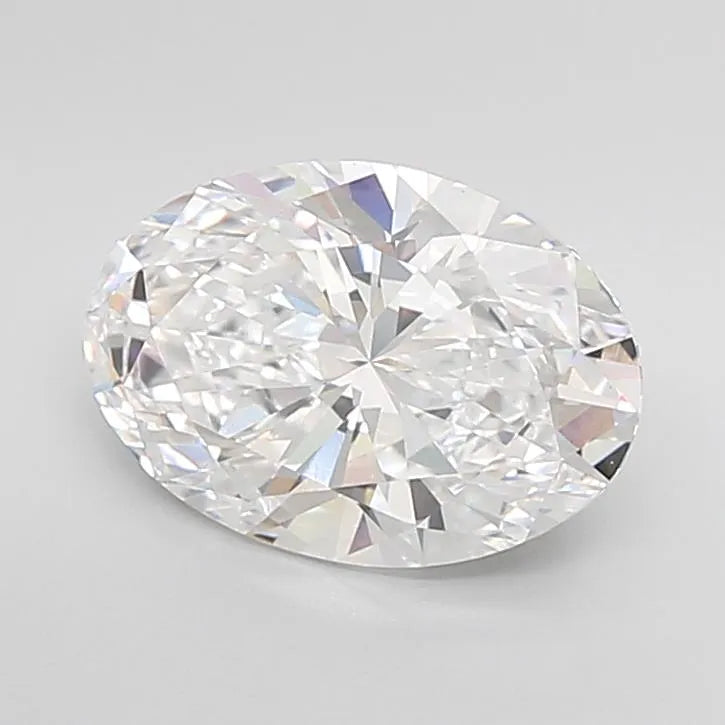3.08ct Oval Lab Grown Diamond (Colour D, Clarity VVS2, IGI Certified)
