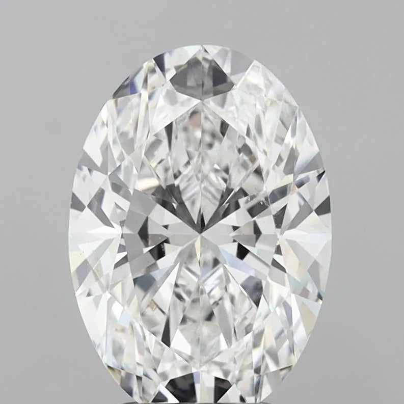 3.08ct Oval Lab Grown Diamond (Colour E, Clarity VS1, IGI Certified)