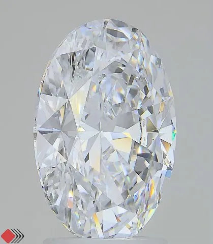 3.08ct Oval Lab Grown Diamond (Colour E, Clarity VVS1, IGI Certified)