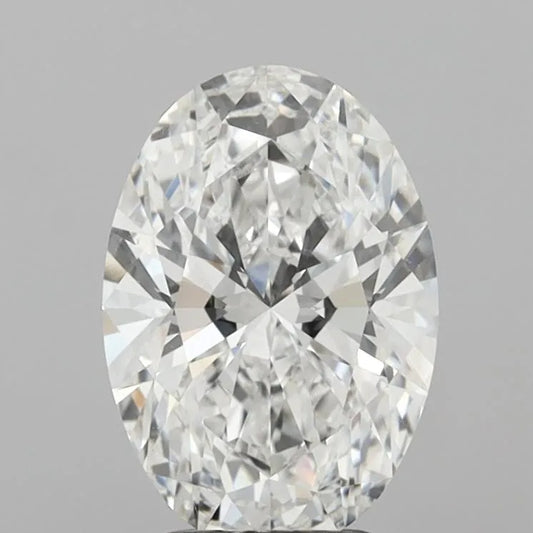 3.08ct Oval Lab Grown Diamond (Colour E, Clarity VVS2, IGI Certified)