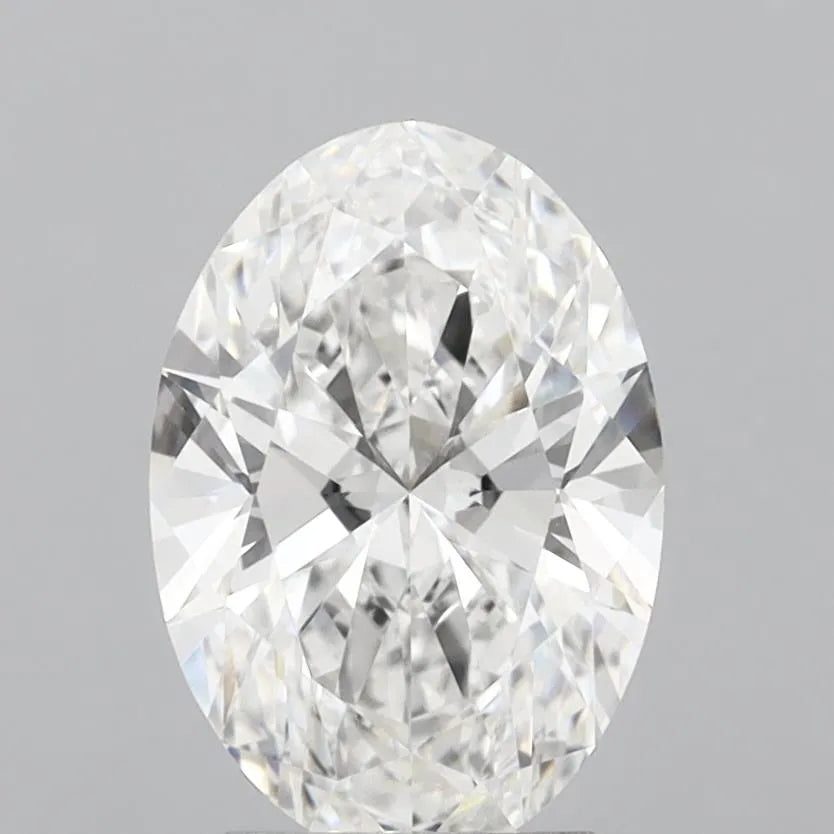 3.08ct Oval Lab Grown Diamond (Colour E, Clarity VVS2, IGI Certified)