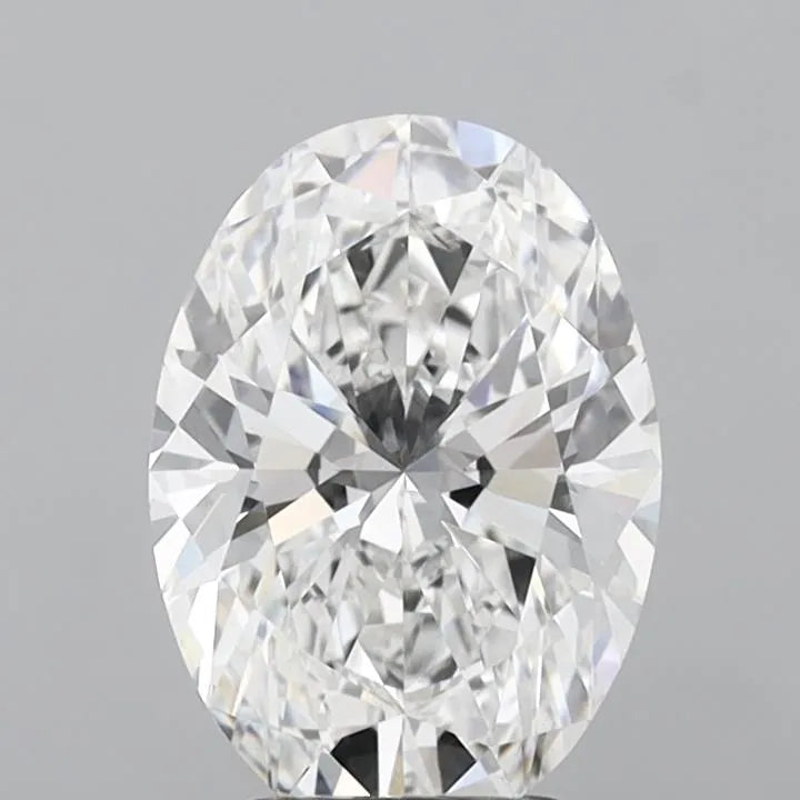 3.08ct Oval Lab Grown Diamond (Colour E, Clarity VVS2, IGI Certified)