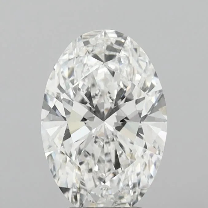 3.08ct Oval Lab Grown Diamond (Colour E, Clarity VVS2, IGI Certified)