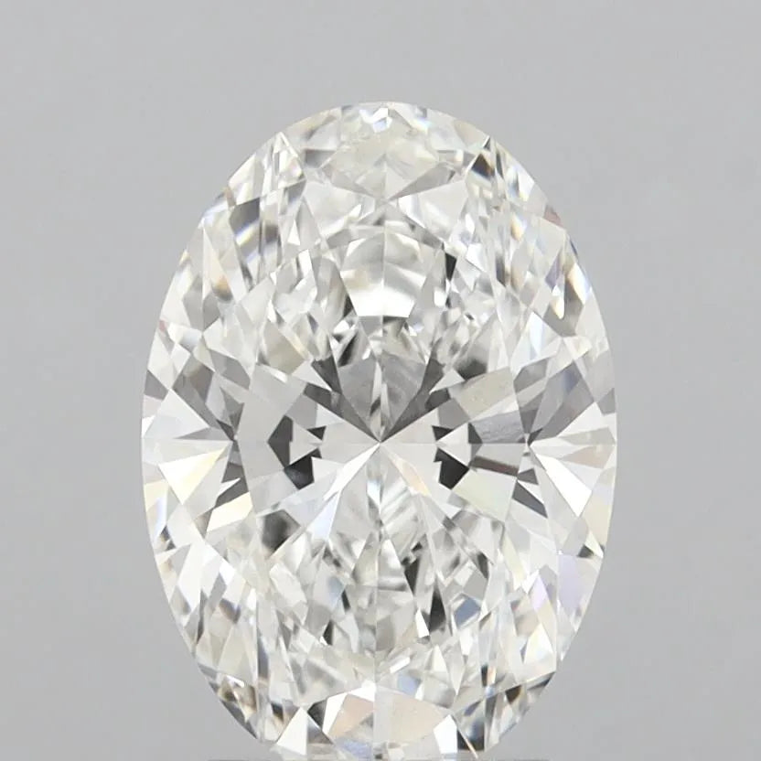 3.08ct Oval Lab Grown Diamond (Colour E, Clarity VVS2, IGI Certified)