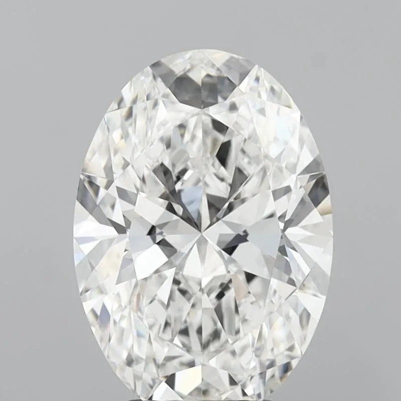 3.08ct Oval Lab Grown Diamond (Colour E, Clarity VVS2, IGI Certified)