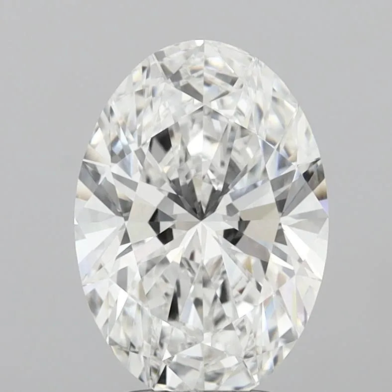 3.08ct Oval Lab Grown Diamond (Colour E, Clarity VVS2, IGI Certified)