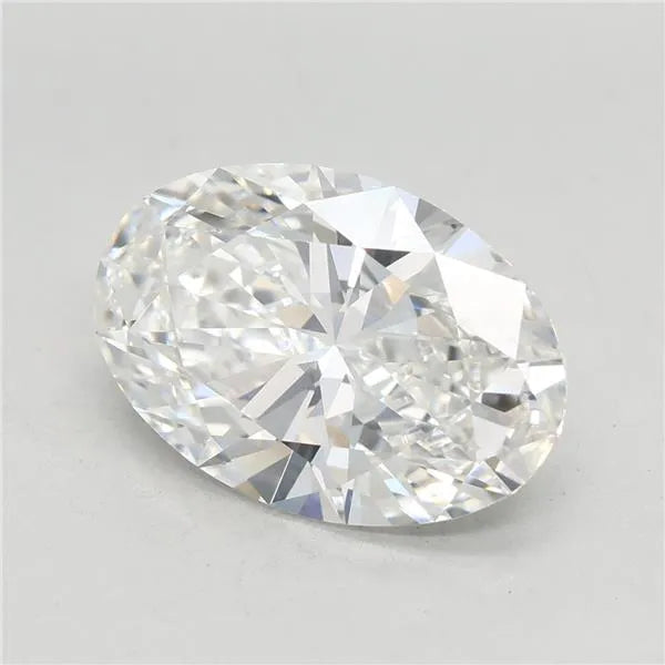 3.08ct Oval Lab Grown Diamond (Colour E, Clarity VVS2, IGI Certified)