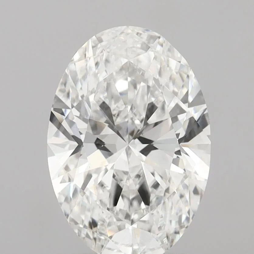 3.08ct Oval Lab Grown Diamond (Colour E, Clarity VVS2, IGI Certified)