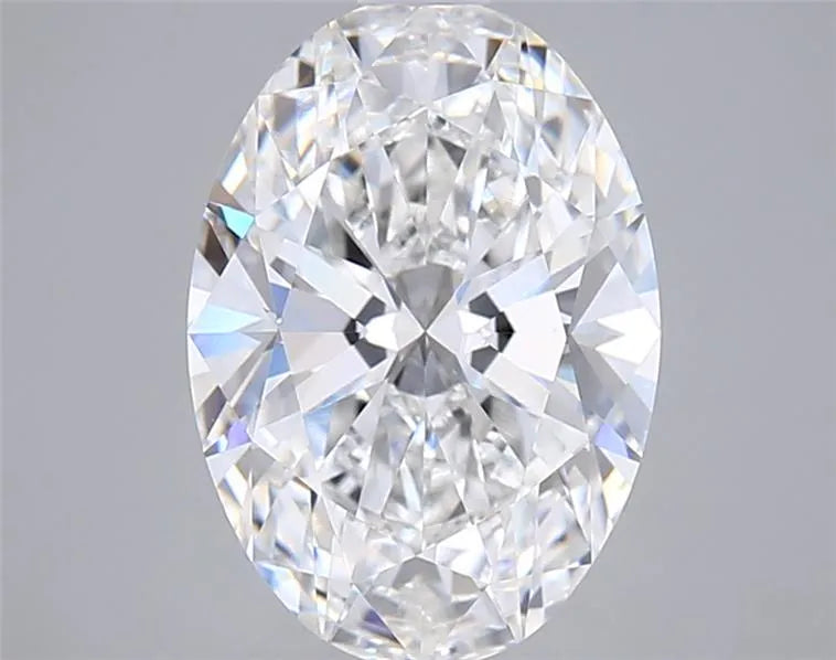 3.08ct Oval Lab Grown Diamond (Colour E, Clarity VVS2, IGI Certified)