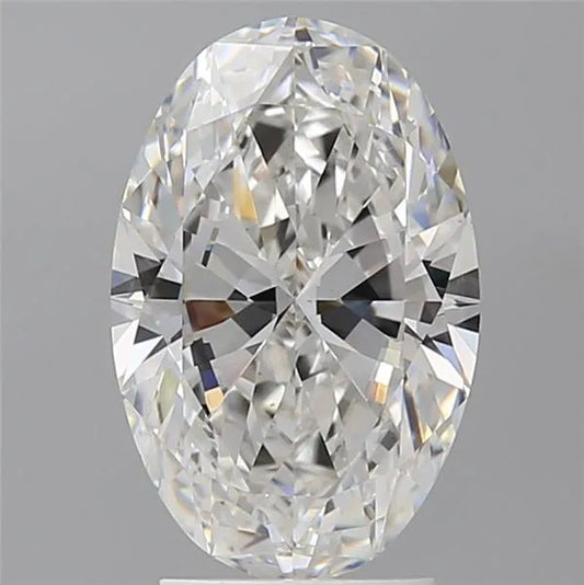 3.08ct Oval Lab Grown Diamond (Colour E, Clarity VVS2, IGI Certified)