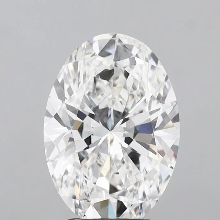 3.08ct Oval Lab Grown Diamond (Colour E, Clarity VVS2, IGI Certified)