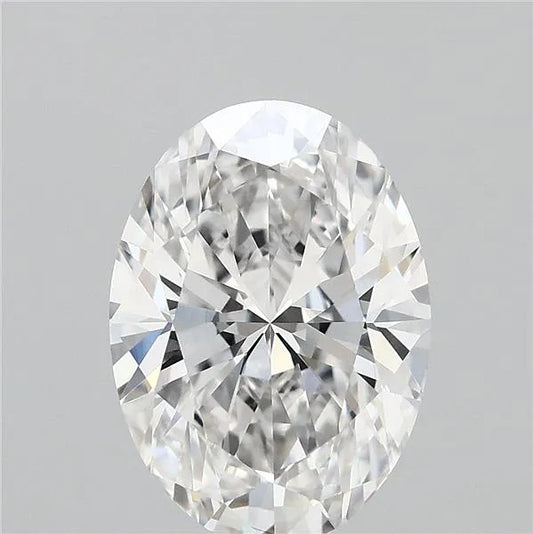3.08ct Oval Lab Grown Diamond (Colour F, Clarity VVS2, IGI Certified)