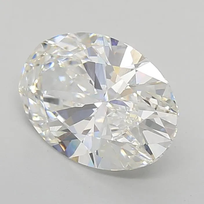 3.08ct Oval Lab Grown Diamond (Colour F, Clarity VVS2, IGI Certified)
