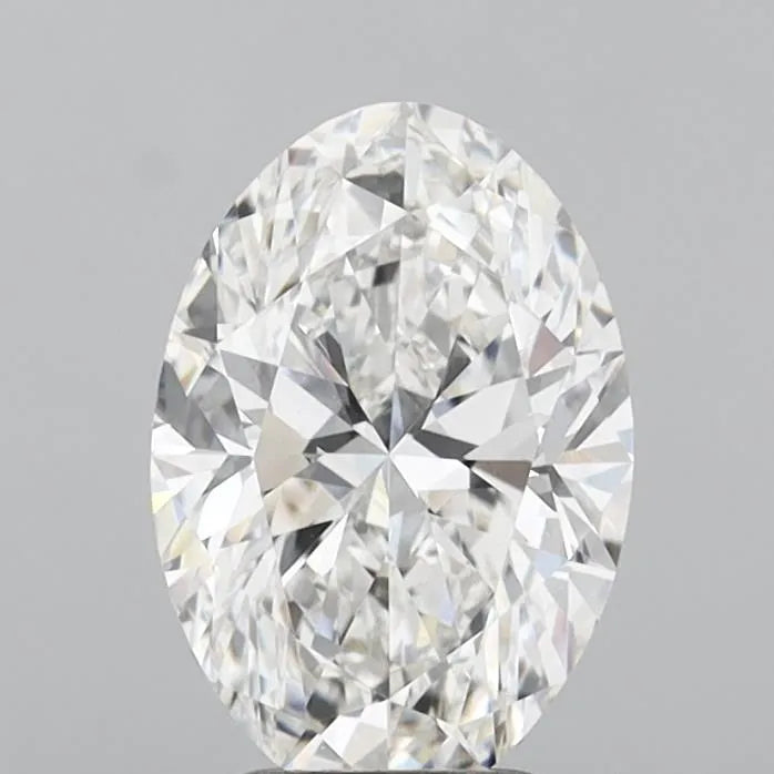 3.08ct Oval Lab Grown Diamond (Colour F, Clarity VVS2, IGI Certified)