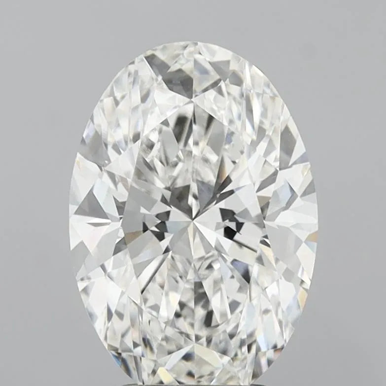 3.08ct Oval Lab Grown Diamond (Colour F, Clarity VVS2, IGI Certified)