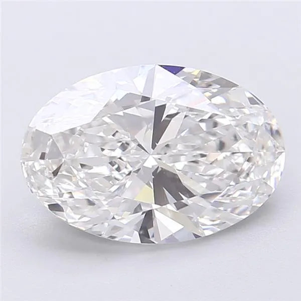 3.08ct Oval Lab Grown Diamond (Colour F, Clarity VVS2, IGI Certified)
