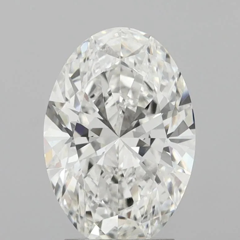 3.08ct Oval Lab Grown Diamond (Colour F, Clarity VVS2, IGI Certified)
