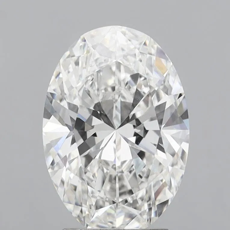3.08ct Oval Lab Grown Diamond (Colour F, Clarity VVS2, IGI Certified)