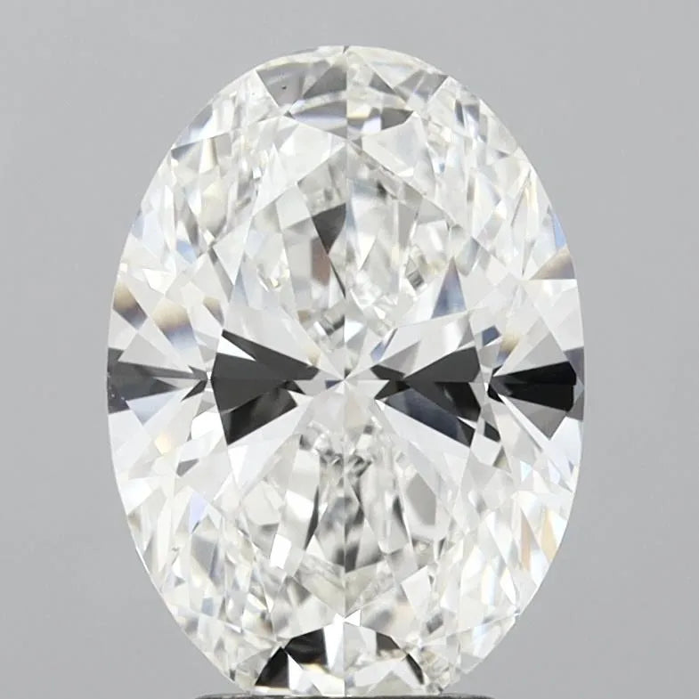 3.08ct Oval Lab Grown Diamond (Colour F, Clarity VVS2, IGI Certified)