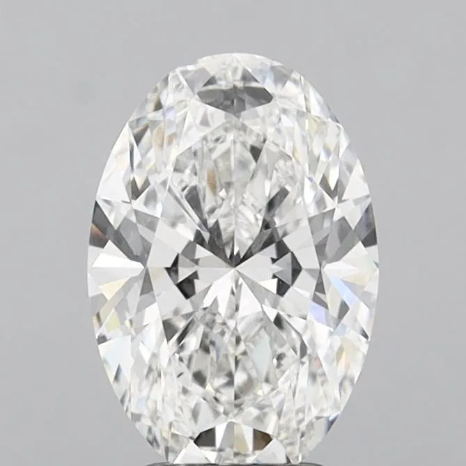 3.08ct Oval Lab Grown Diamond (Colour F, Clarity VVS2, IGI Certified)