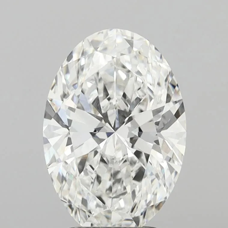 3.08ct Oval Lab Grown Diamond (Colour F, Clarity VVS2, IGI Certified)
