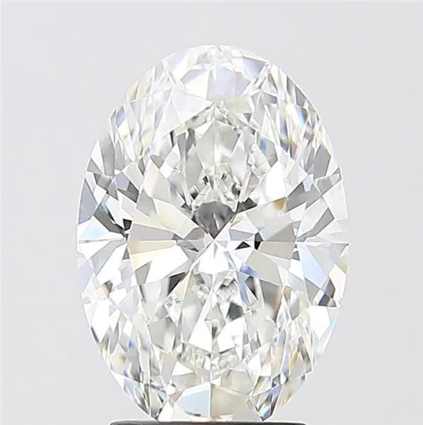 3.08ct Oval Lab Grown Diamond (Colour F, Clarity VVS2, IGI Certified)