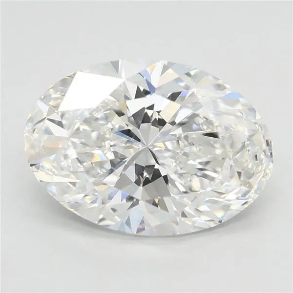 3.08ct Oval Lab Grown Diamond (Colour F, Clarity VVS2, IGI Certified)