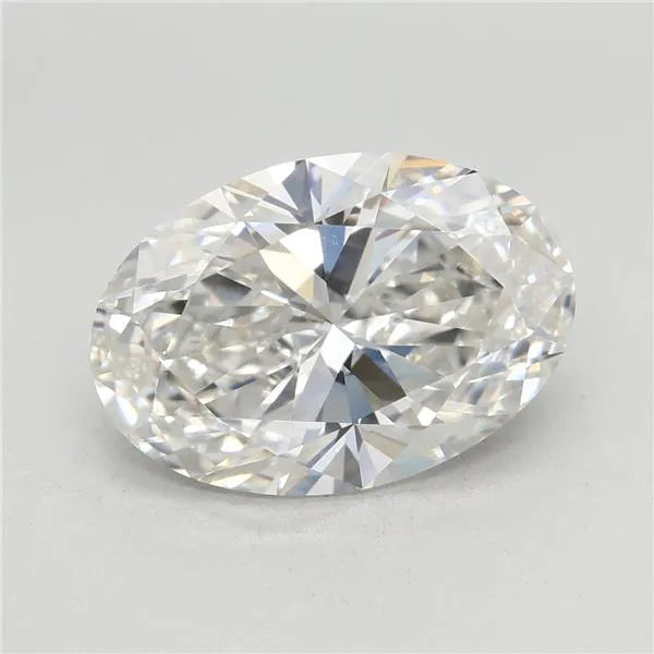 3.08ct Oval Lab Grown Diamond (Colour F, Clarity VVS2, IGI Certified)