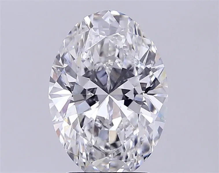 3.08ct Oval Lab Grown Diamond (Colour F, Clarity VVS2, IGI Certified)