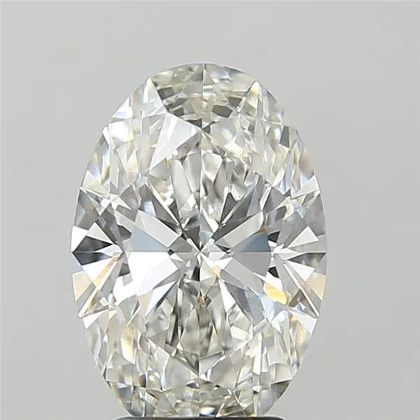 3.08ct Oval Lab Grown Diamond (Colour G, Clarity VVS2, IGI Certified)